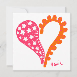 It takes two! valentine holiday card