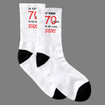 It took 70 years to get these Socks 70th Birthday<br><div class="desc">Surprise him on his 70th birthday with socks that say "It took 70 years to get these socks."  If he has a sense of humor he will really appreciate this gift on his 70th birthday.  Copyright Kathy Henis</div>