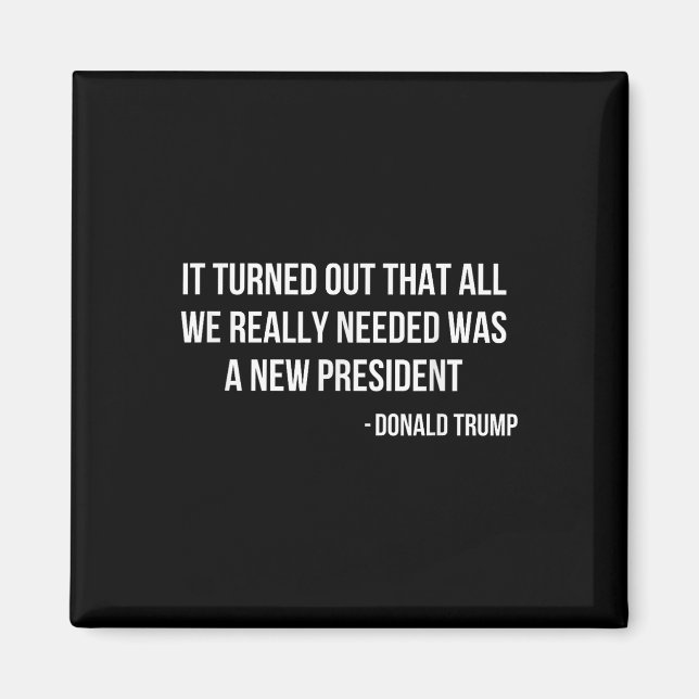 It Turned Out That All We Really Needed Was A New Magnet (Front)