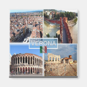 IT Verona - Arena Internally Castelvecchio Bridge Magnet