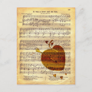 It was a Lover & His Lass Postcard