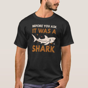 It Was A Shark Funny Amputee Amputation Surgery Re T-Shirt