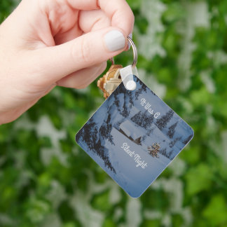 It Was A Silent Night Key Ring