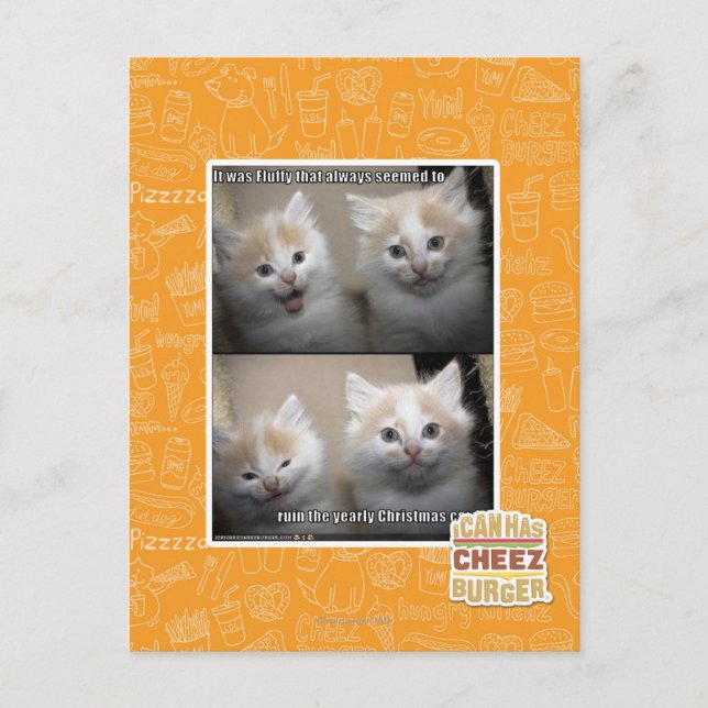 It was Fluffy Postcard (Front)