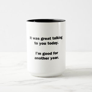 It Was Great Talking Mug