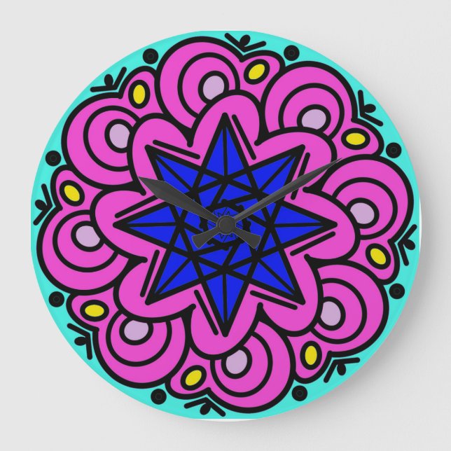 It Was Made Of Stars Large Clock (Front)