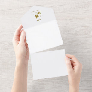 It Will Be Forever Yes Retro Chic All In One Invitation
