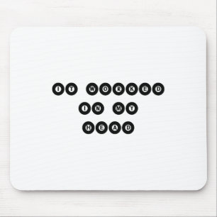 It Worked In My Head - Billiard Pool Player Sports Mouse Pad
