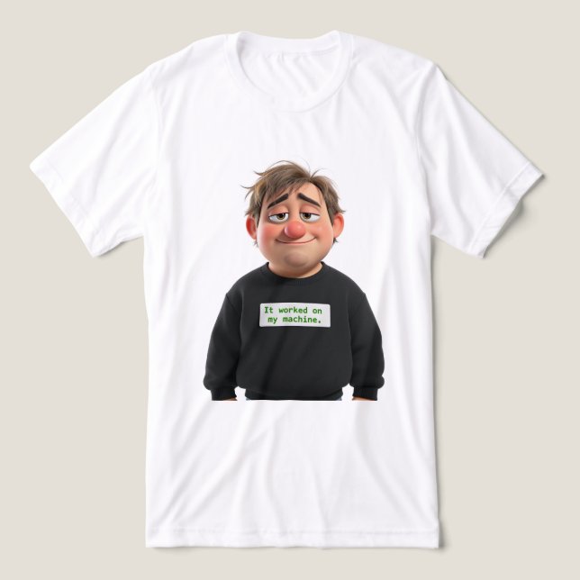 It Worked On My Machine Developer Burnout Tee (Design Front)