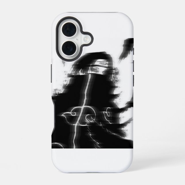Itachi uchiha  iPhone 16 case (Back)