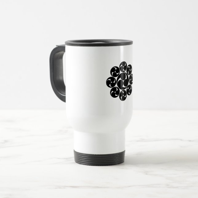 Itakura swirl (Sugaki) Travel Mug (Front Left)