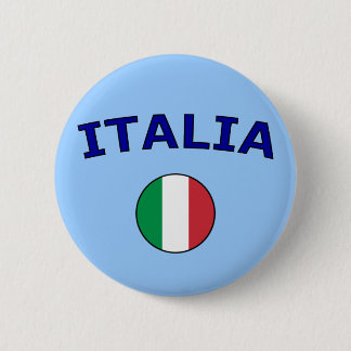 Italia 6 Cm Round Badge