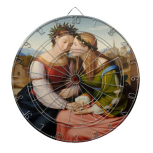 Italia and Germania (Italy and Germany as Sisters) Dartboard