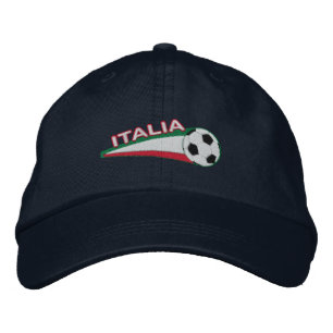 Italia azzurri embroidered baseball cap