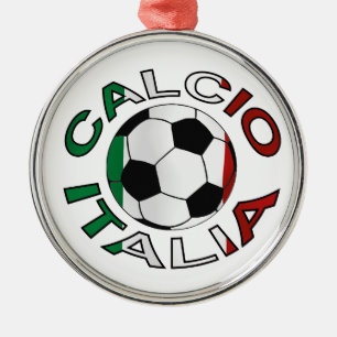 Italia Calcio Italy Football Metal Tree Decoration