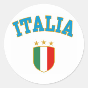 Italia Classic Round Sticker