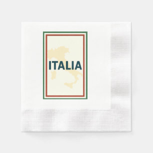 Italia Cocktail Napkin