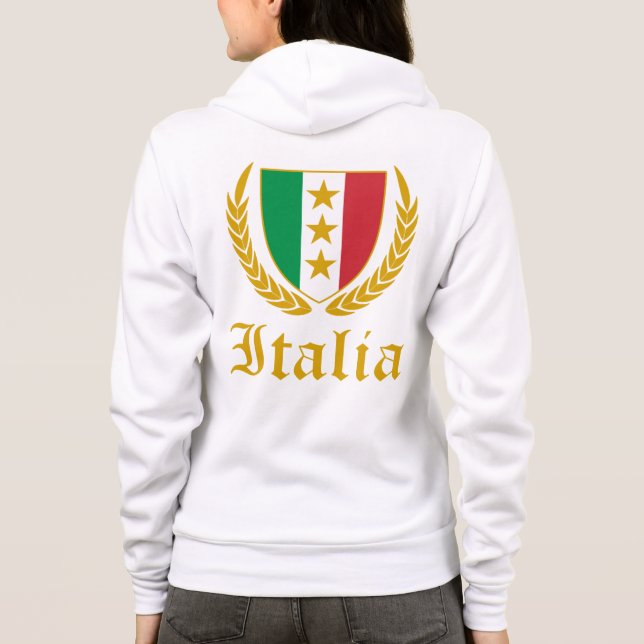 Italia Crest Hoodie (Back)