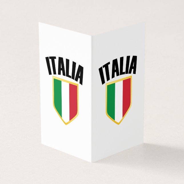 Italia Crest Italy Flag (Outside)