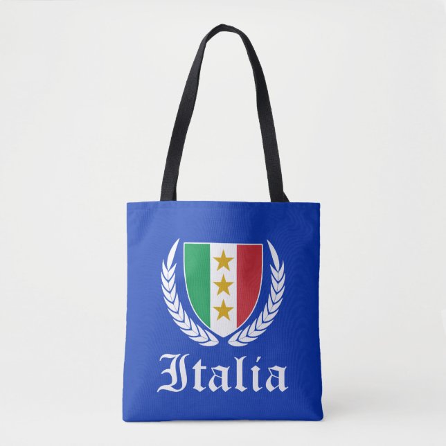 Italia Crest Tote Bag (Front)