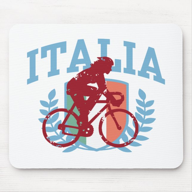 Italia Cycling (female) Mouse Pad (Front)