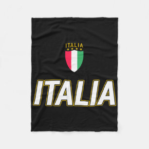 Italia Design, Italian Soccer Jersey Style, Italy Fleece Blanket
