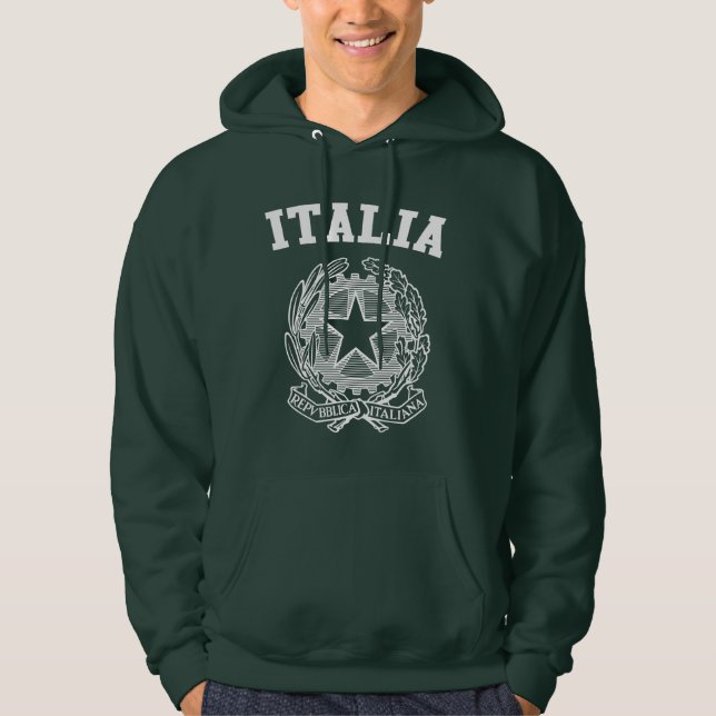Italia Emblem Hoodie (Front)