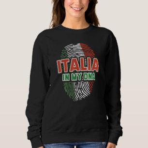 Italia Fingerprint DNA Shirt with the Italian Flag