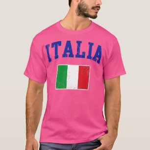 Italia Flag Family Heritage Italian Italy Vintage  T-Shirt