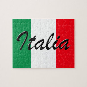 Italia Flag - High Quality Jigsaw Puzzle
