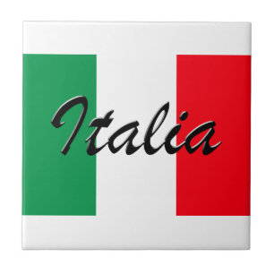 Italia Flag - High Quality Tile