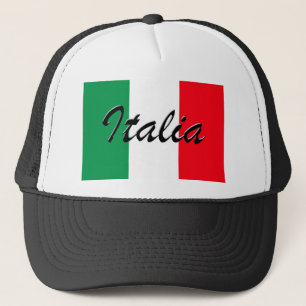 Italia Flag - High Quality Trucker Hat