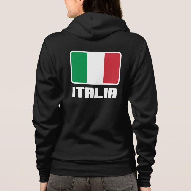 Italia Flag Hoodie (Back)