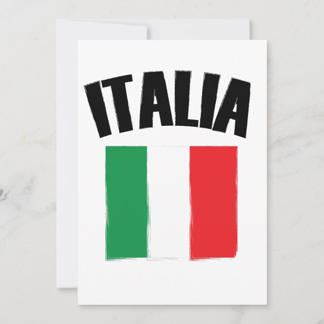 Italia Flag Italy (Front)