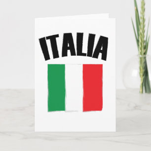 Italia Flag Italy Card