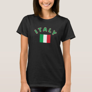 Italia Flag Italy Vacation Italian Pride Italy Fla T-Shirt