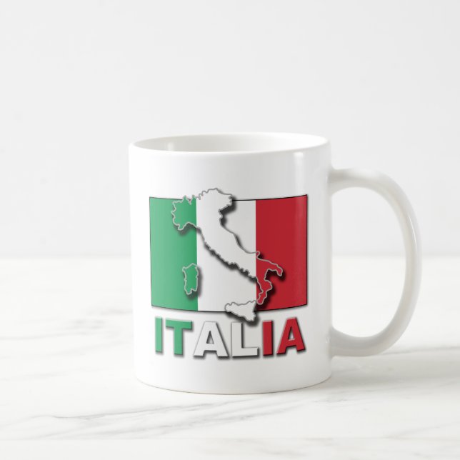 Italia Flag Land Coffee Mug (Right)
