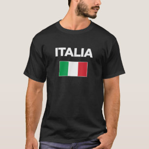 Italia Flag Love Italy Pride Proud Italian Graphic T-Shirt