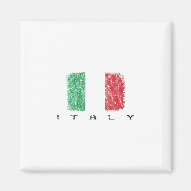 Italia Flag  Magnet (Front)