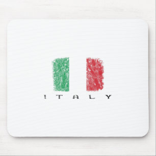 Italia Flag Mouse Pad