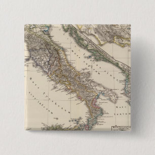 Italia, Gallia cisalpina, Sicilia, Sardinia 15 Cm Square Badge