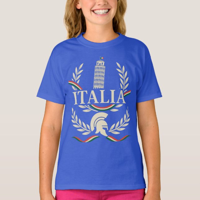 Italia Heritage Crest T-Shirt (Front)