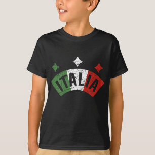 Italia Italian Flag Distressed Italy Family T-Shirt