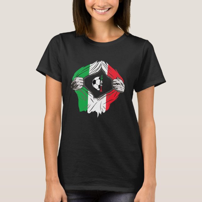 Italia Italy Apparel Football Fan 2021 T-Shirt (Front)