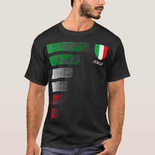 Italia Italy Flag Emblem Italian Pride Ancestry H T-Shirt