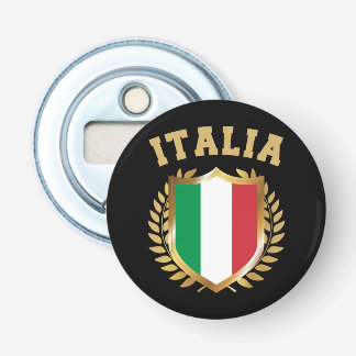 Italia/Italy Flag Shield Bottle Opener
