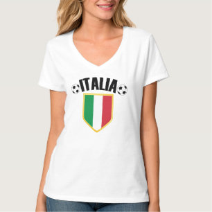 Italia Italy Flag Soccer Fan T-Shirt