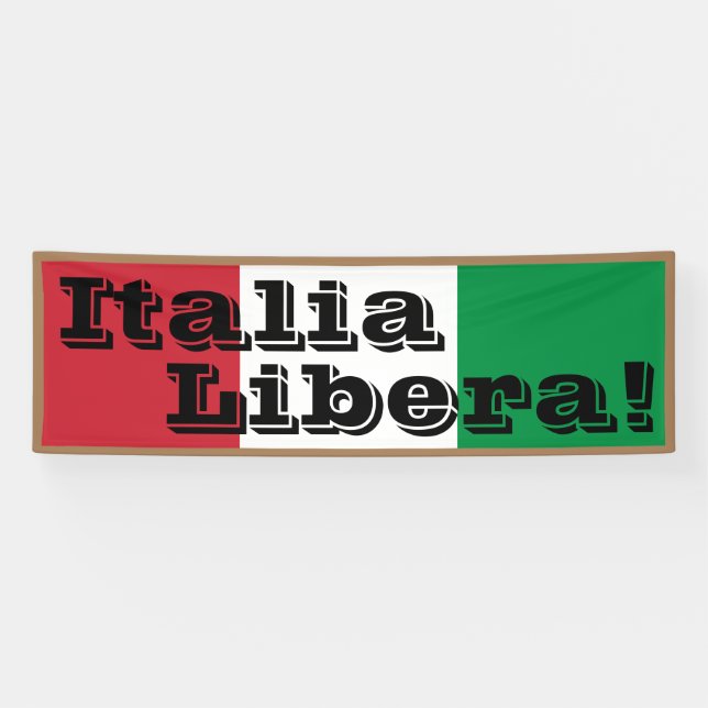 Italia Libera Banner (Horizontal)