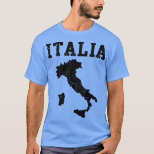 Italia Map Italy Italian Italiano Family Heritage T-Shirt