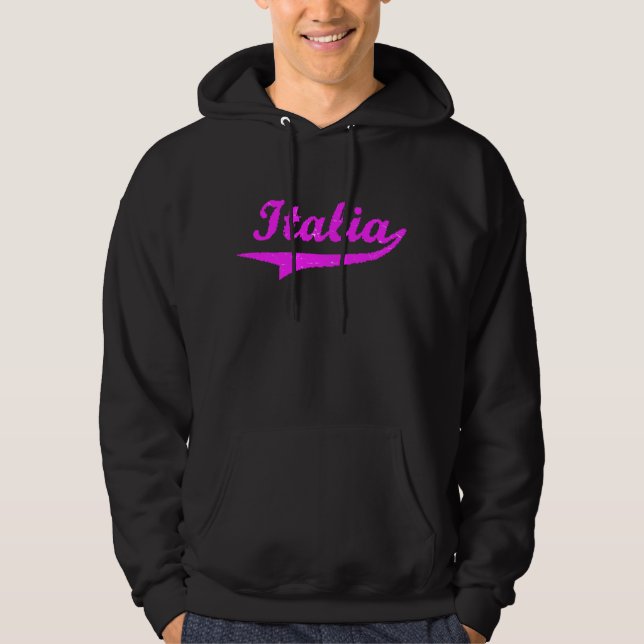 Italia Pink Hoody (Front)